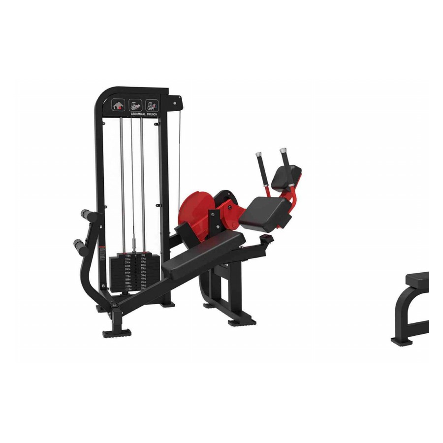 Ahdominal crunch WDF-LB-FM22 معدات تجارية من WDER