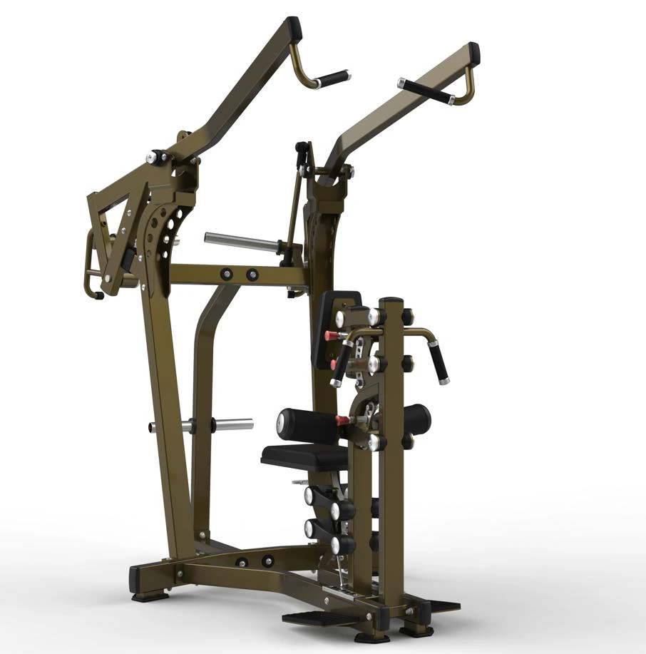Commercial Plate Loaded Front Lat Pulldown Machine WDF-PL-115 WDER Commercial Gym Equipment
