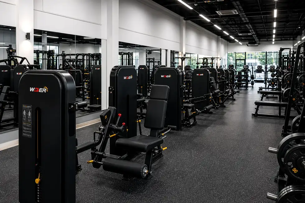 WDER functional training and cable equipment in a commercial gym